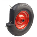 Roaba universala, cuva metalica 90 l, roata plina din cauciuc reciclat