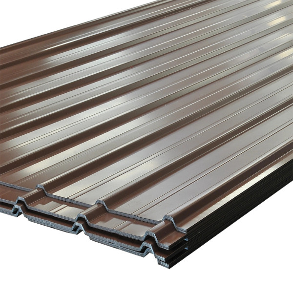 Tabla cutata galvanizata, grosime 0.20 mm, maro ral 8017, 900 x 2000